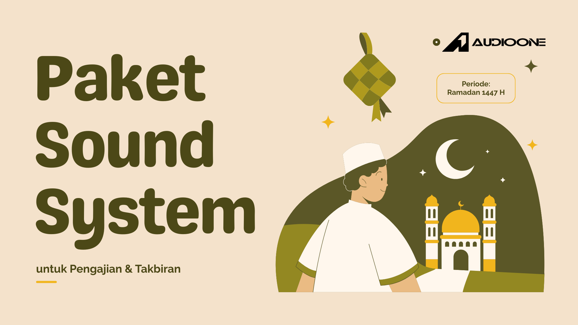 Paket Sound System untuk Pengajian & Takbiran