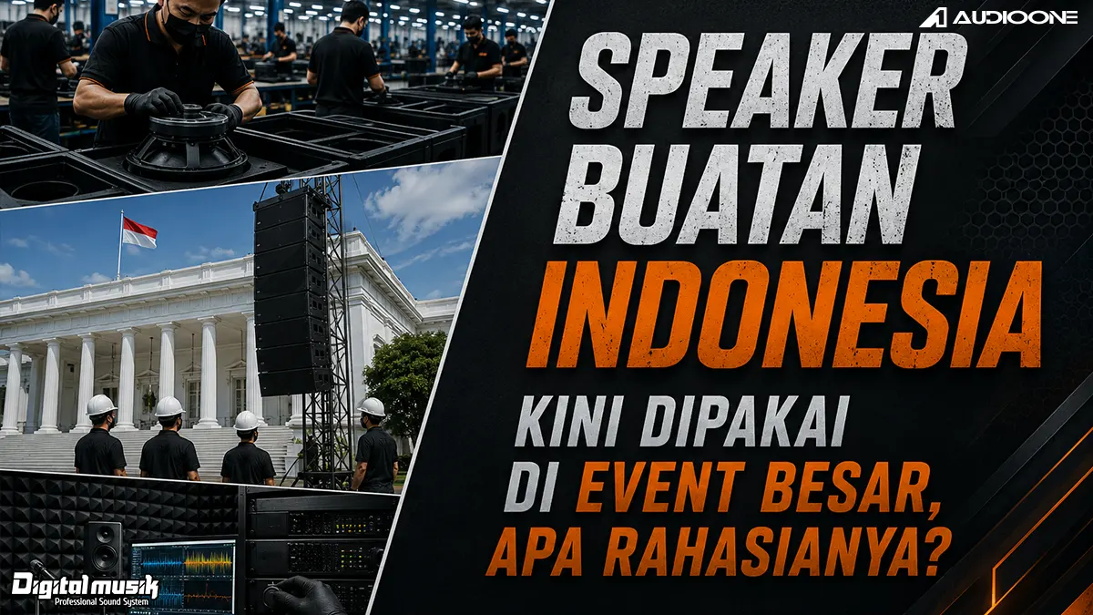 Speaker Buatan Indonesia Kini Dipakai di Event Besar, Apa Rahasianya?