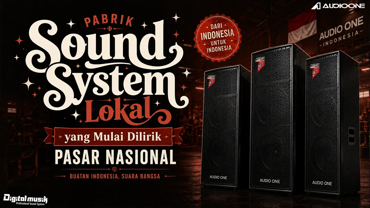 Pabrik sound system lokal berkualitas tinggi di Indonesia