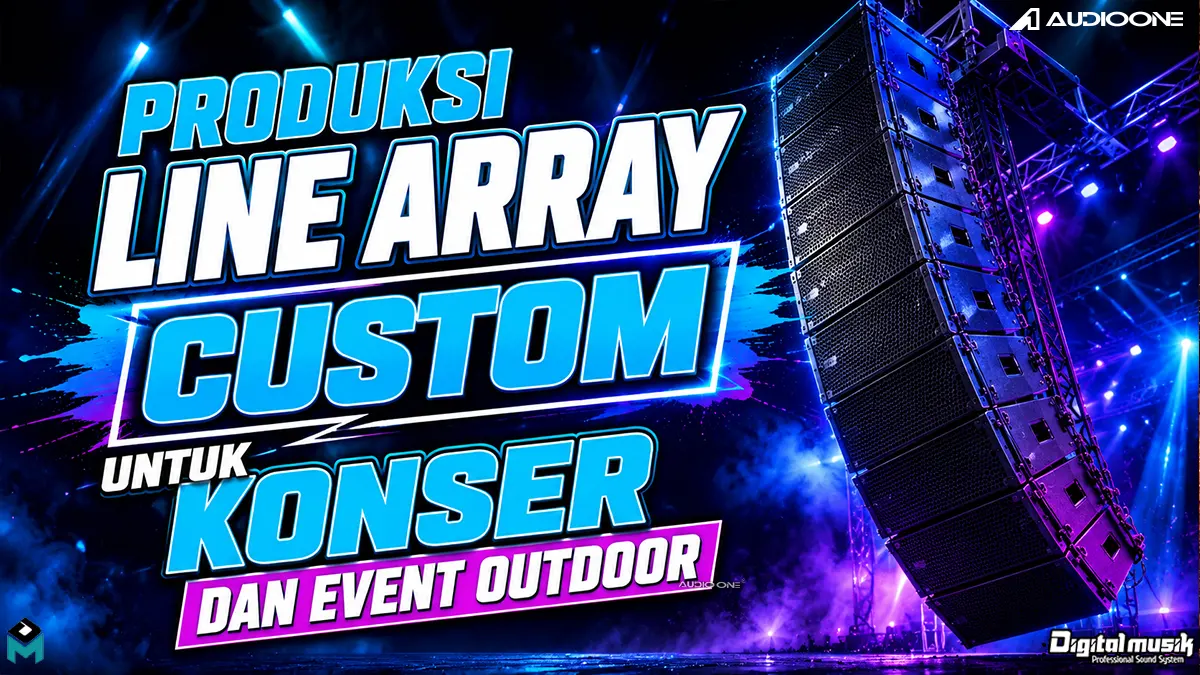 Produksi Line Array Custom untuk Konser dan Event Outdoor: Solusi Profesional