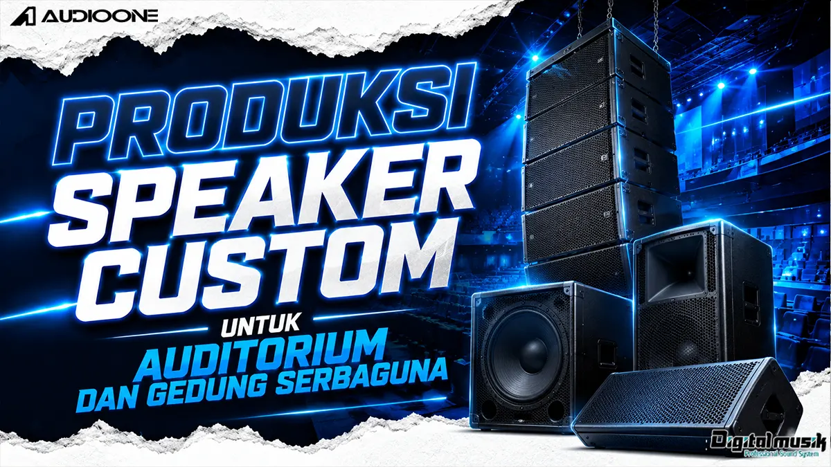 Produksi Speaker Custom untuk Auditorium dan Gedung Serbaguna