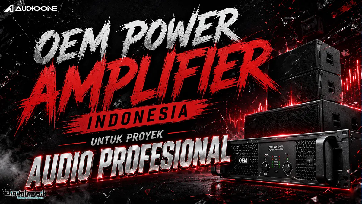 OEM Power Amplifier Indonesia untuk Proyek Audio Profesional