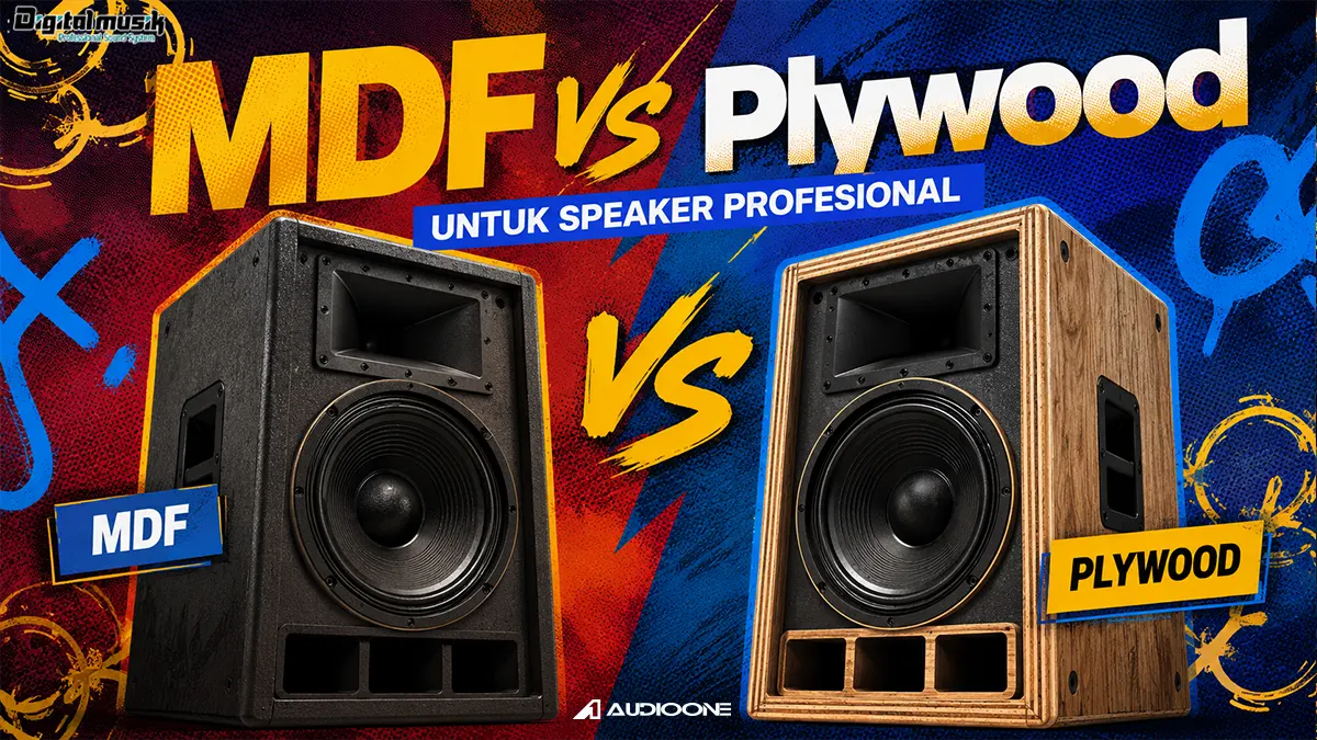 Perbandingan material MDF dan Plywood untuk produksi box speaker profesional