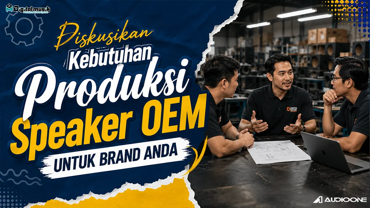 Diskusikan Kebutuhan Produksi Speaker OEM untuk Brand Anda
